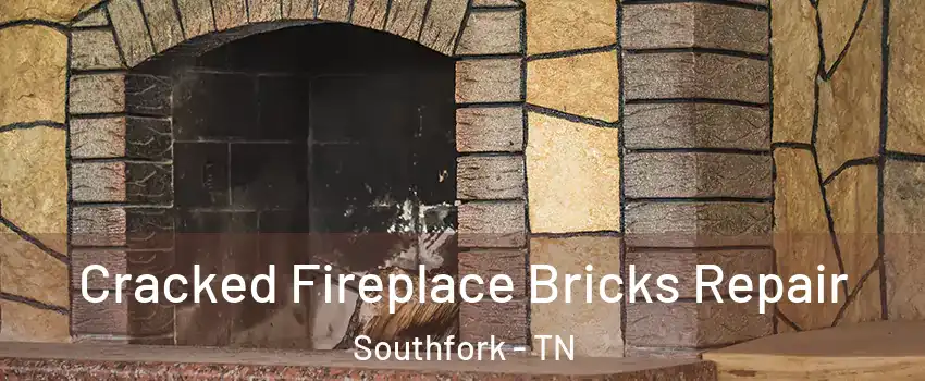 Cracked Fireplace Bricks Repair Southfork - TN