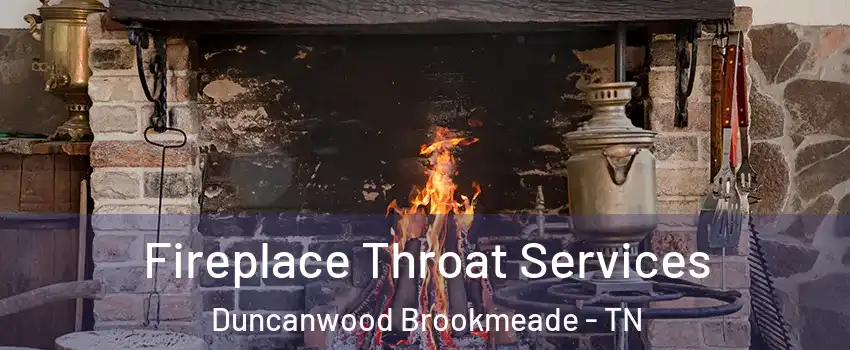 Fireplace Throat Services Duncanwood Brookmeade - TN