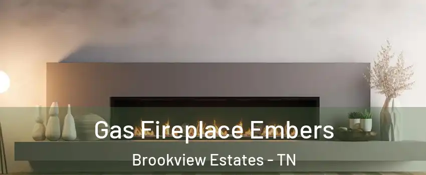 Gas Fireplace Embers Brookview Estates - TN