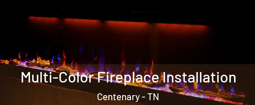 Multi-Color Fireplace Installation Centenary - TN