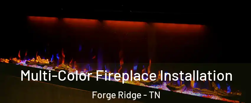 Multi-Color Fireplace Installation Forge Ridge - TN