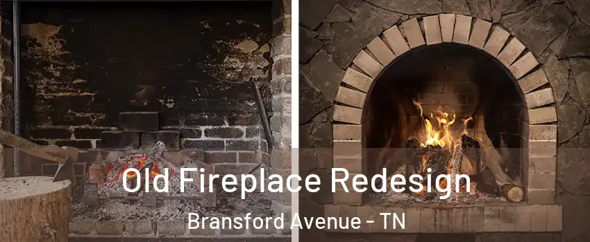 Old Fireplace Redesign Bransford Avenue - TN