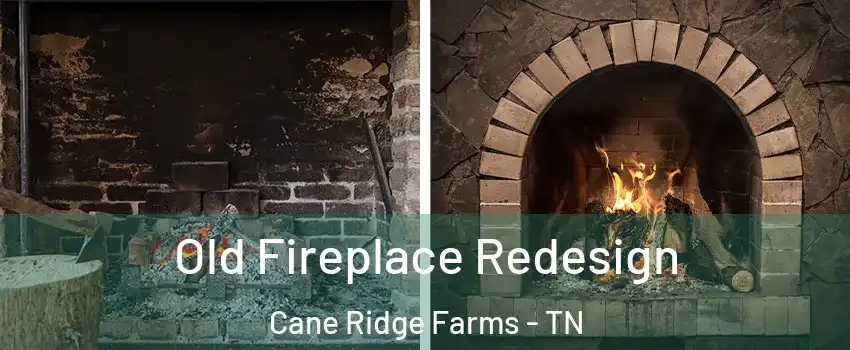 Old Fireplace Redesign Cane Ridge Farms - TN