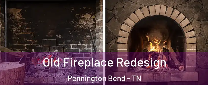 Old Fireplace Redesign Pennington Bend - TN