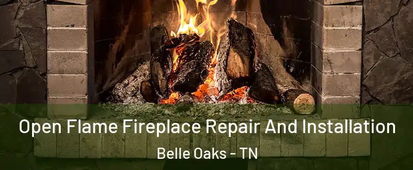 Open Flame Fireplace Repair And Installation Belle Oaks - TN