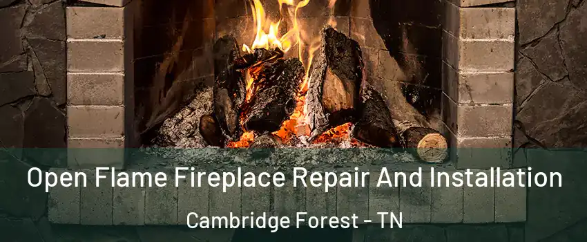 Open Flame Fireplace Repair And Installation Cambridge Forest - TN