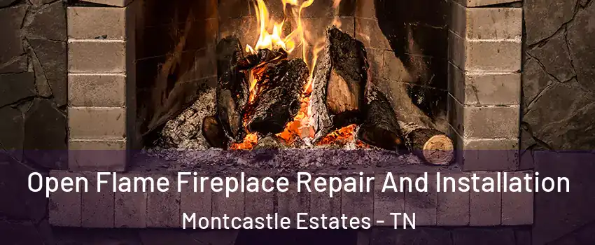 Open Flame Fireplace Repair And Installation Montcastle Estates - TN