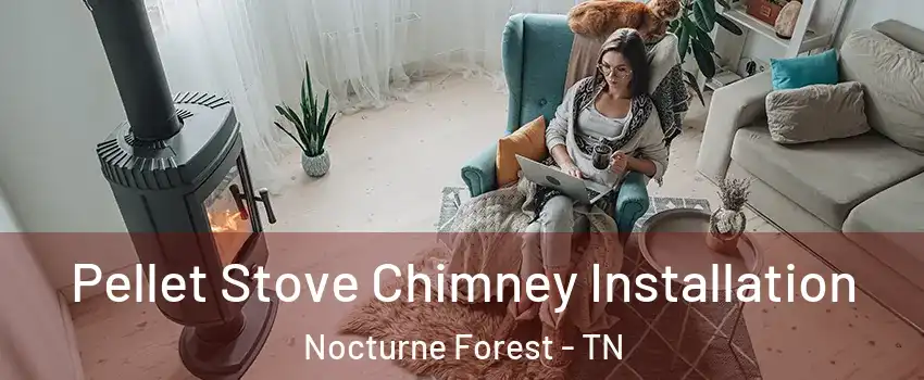 Pellet Stove Chimney Installation Nocturne Forest - TN