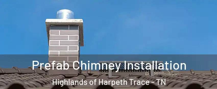 Prefab Chimney Installation Highlands of Harpeth Trace - TN