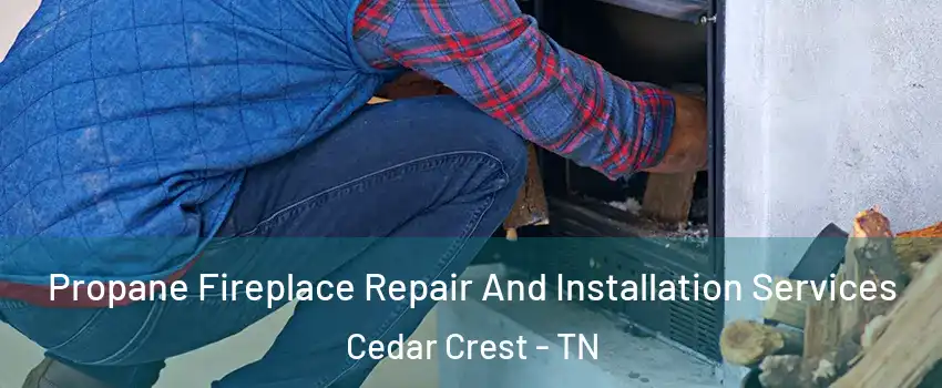 Propane Fireplace Repair And Installation Services Cedar Crest - TN