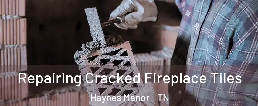 Repairing Cracked Fireplace Tiles Haynes Manor - TN